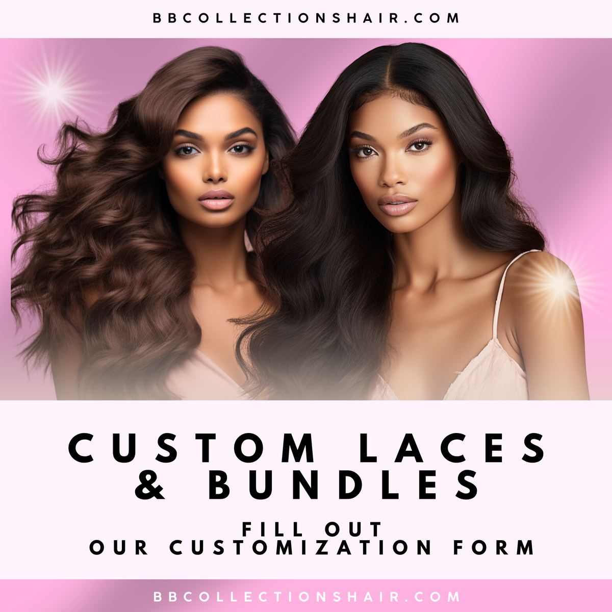 Custom Laces & Bundles (Natural Hair / African American)