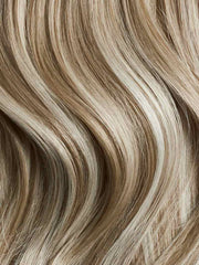 Remy Warm Blonde & Rooted Ash Brown Clip-Ins - BB Collections Hair