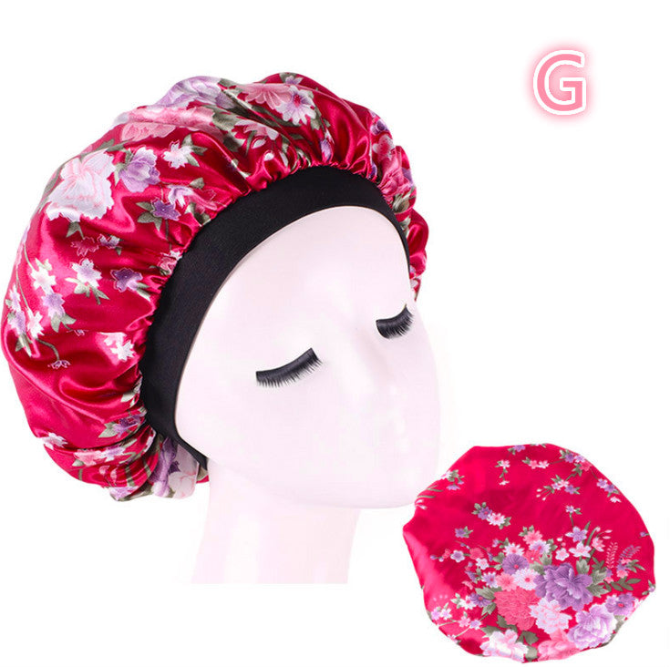 Satin Beauty Silk Sleep Night Bonnet Cap - BB Collections Hair