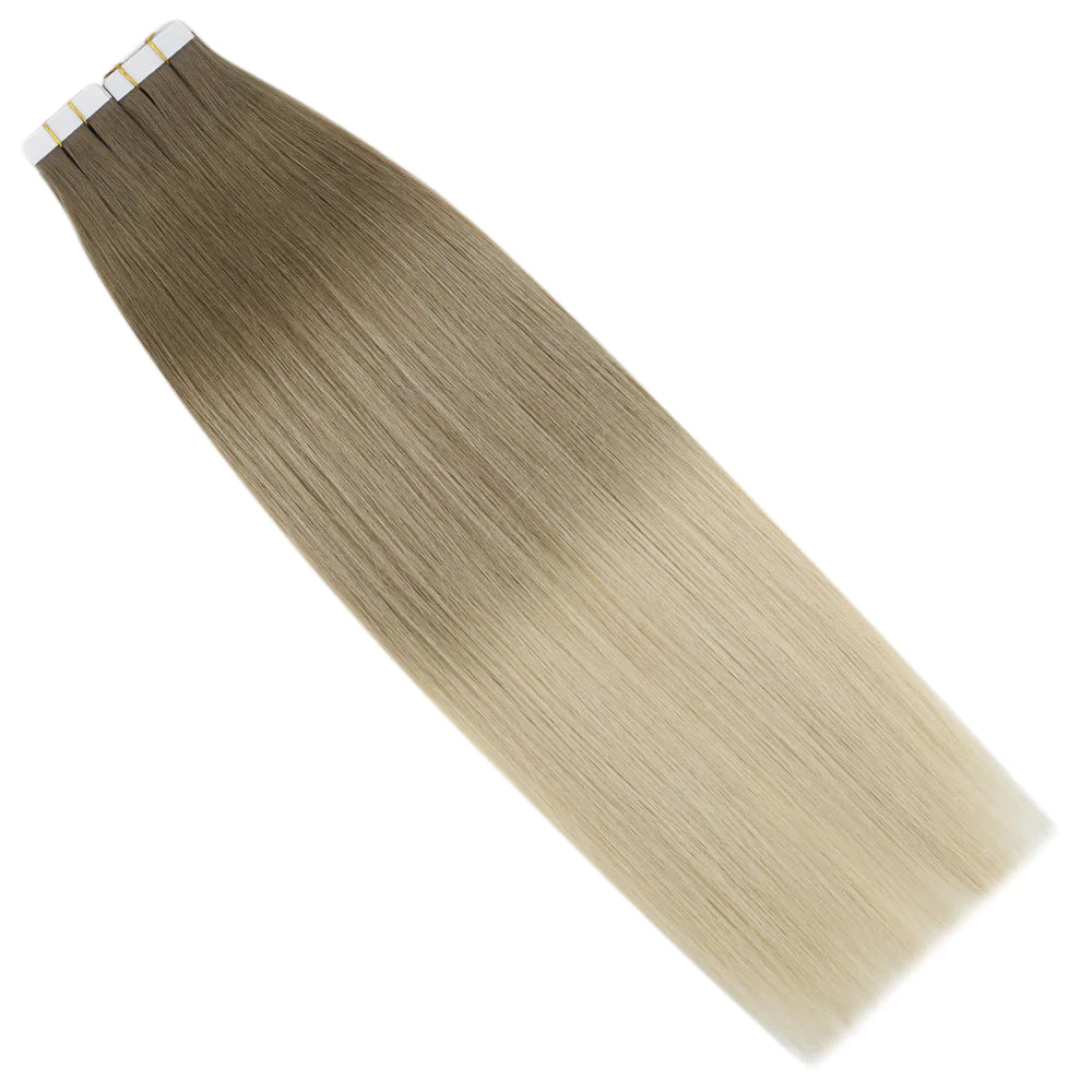 Remy Tape-Ins Balayage Ombre #8/60 - BB Collections Hair