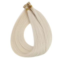 Remy Platinum Blonde #60 I-Tips - BB Collections Hair