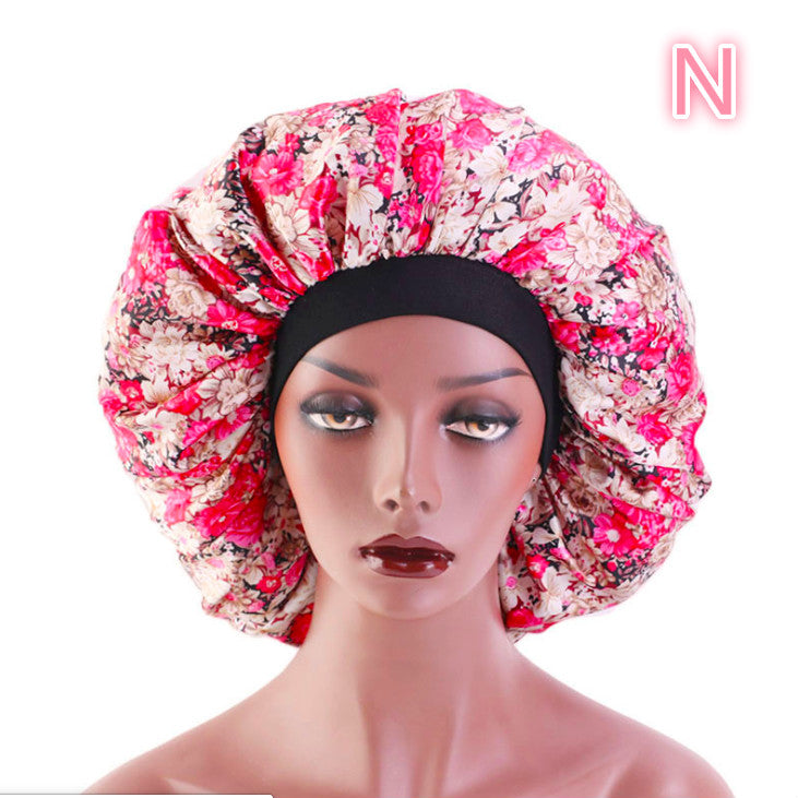 Satin Beauty Silk Sleep Night Bonnet Cap - BB Collections Hair