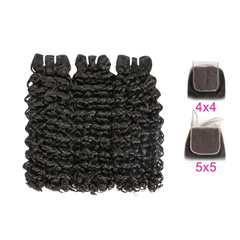 Deep Wave Bundles & Closure Set - BB Collections Hair