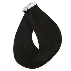 Remy Tape-Ins Off Black #1B - BB Collections Hair