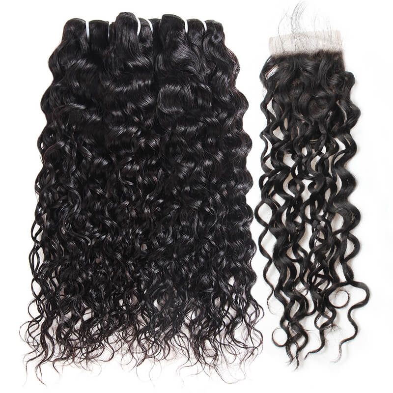 Water Wave Bundles & Closure Set - BB Collections Hair