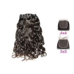 Water Wave Bundles & Closure Set - BB Collections Hair