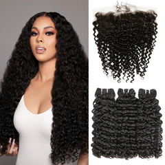 Deep Wave Bundles & Frontal Set - BB Collections Hair