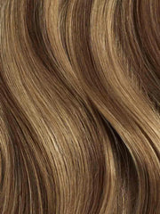 Remy Brown Walnut Highlighted Clip-Ins - BB Collections Hair