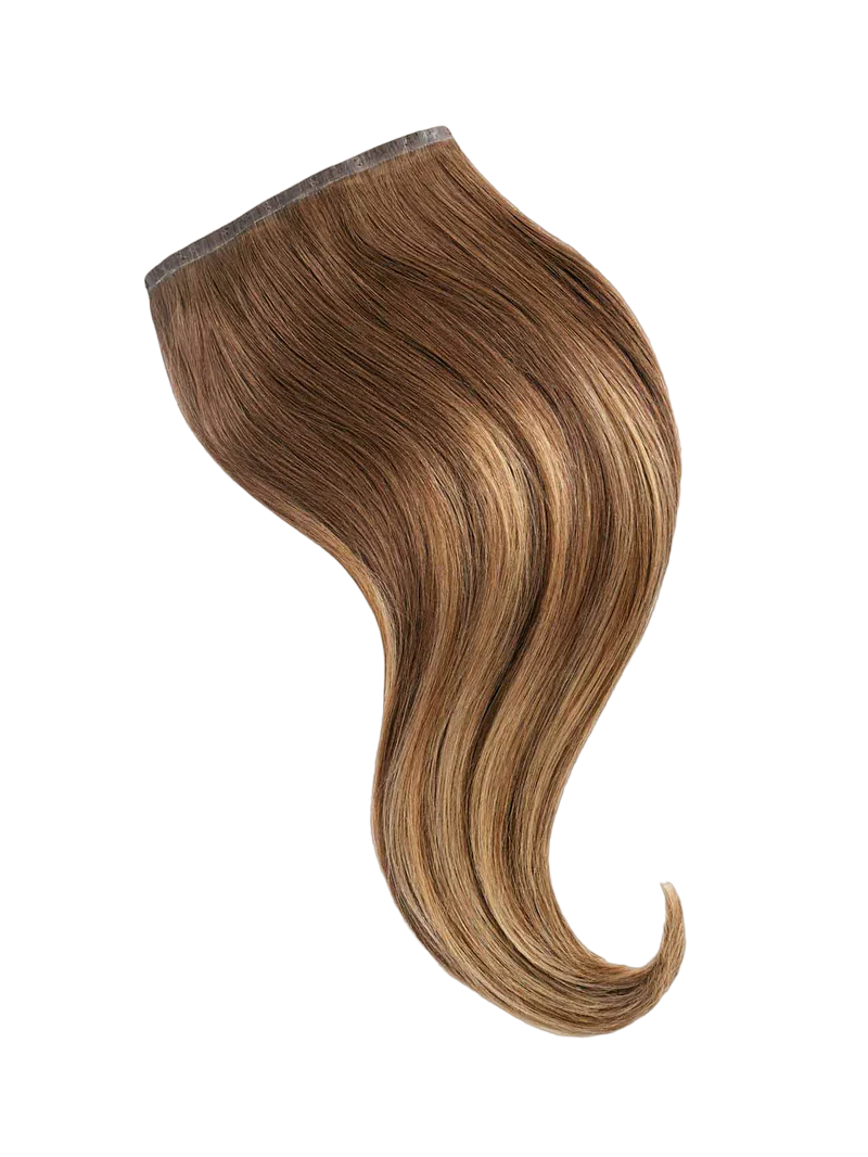 Remy Warm Honey Brown Clip-Ins - BB Collections Hair