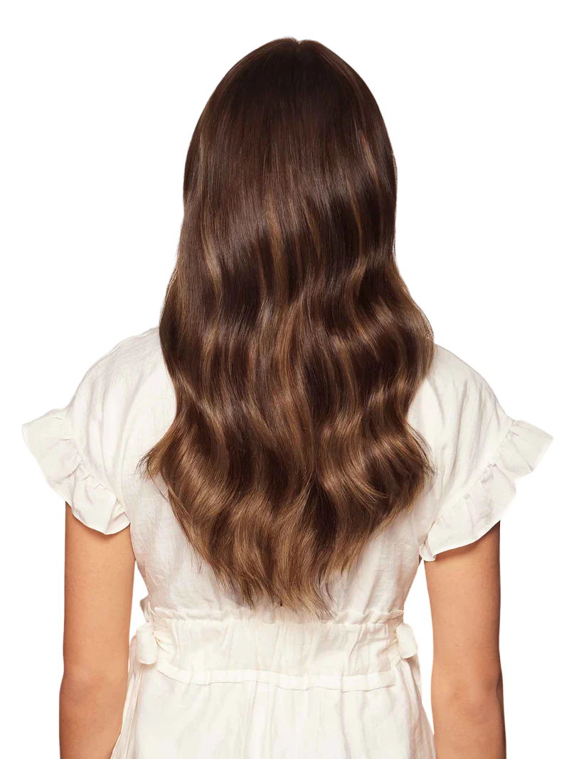 Remy Milk Chocolate Brown Balayage Clip-Ins - BB Collections Hair