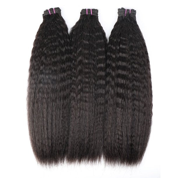 Kinky Straight Bundles & Closure Set - BB Collections Hair