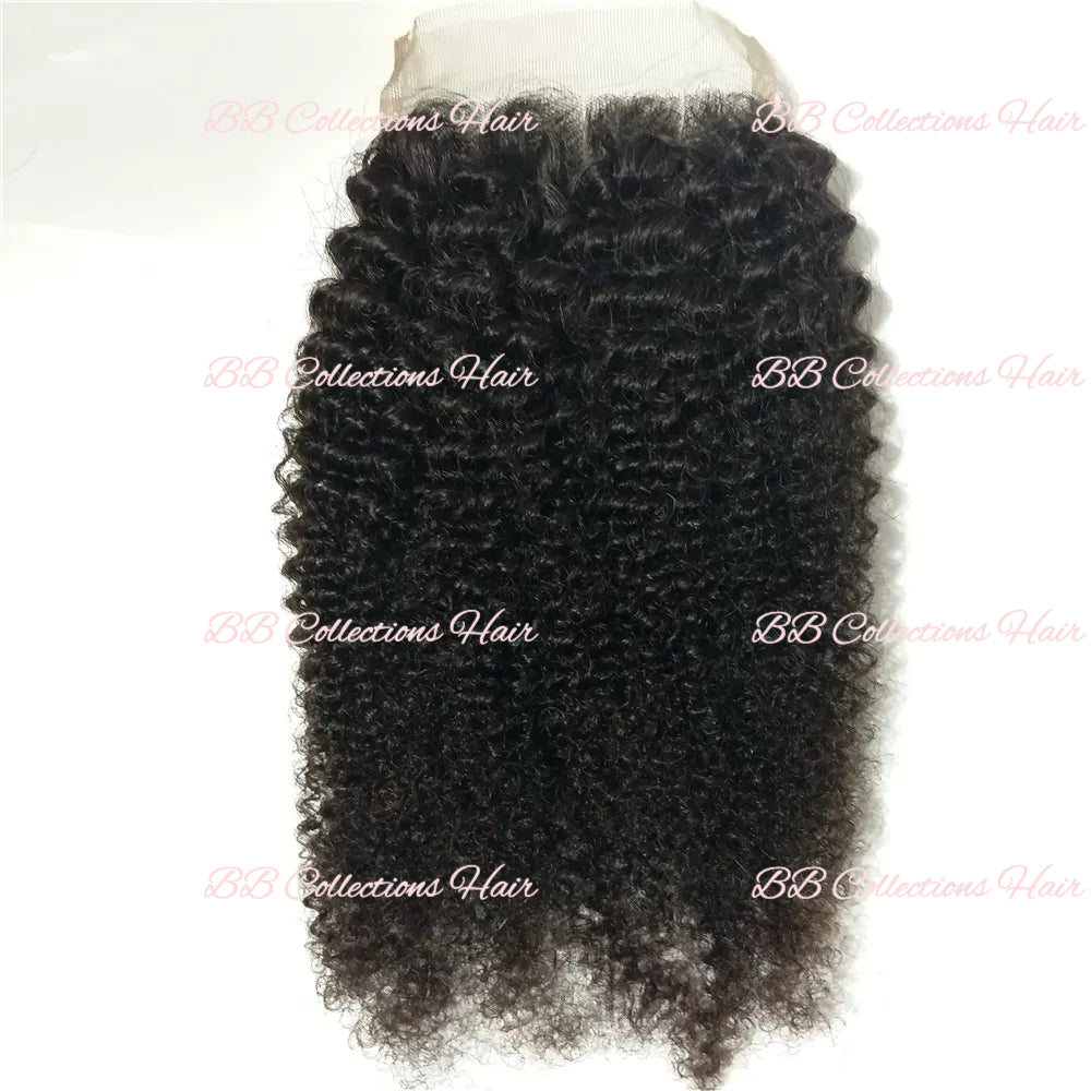 Lace Frontal/Closure Afro Curly - BB Collections Hair