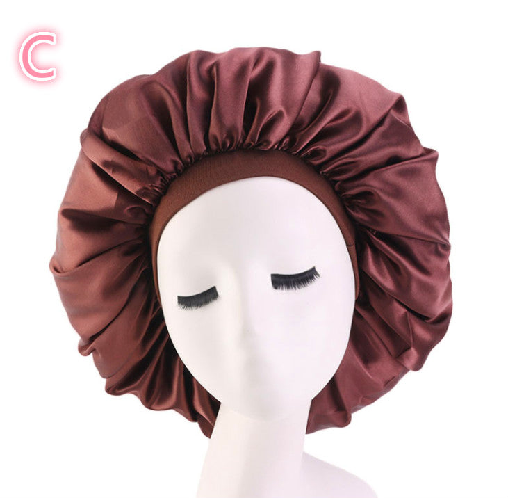 Satin Beauty Silk Sleep Night Bonnet Cap - BB Collections Hair