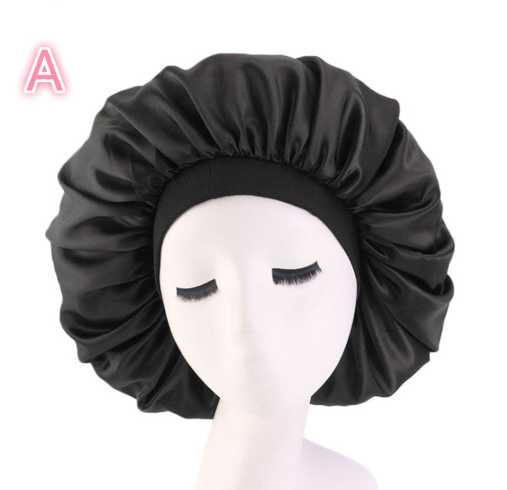 Satin Beauty Silk Sleep Night Bonnet Cap - BB Collections Hair