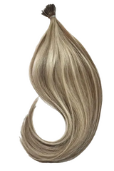 Remy Vanilla Creme Blonde/Neutral Brown Blend #60/10 I-Tips - BB Collections Hair