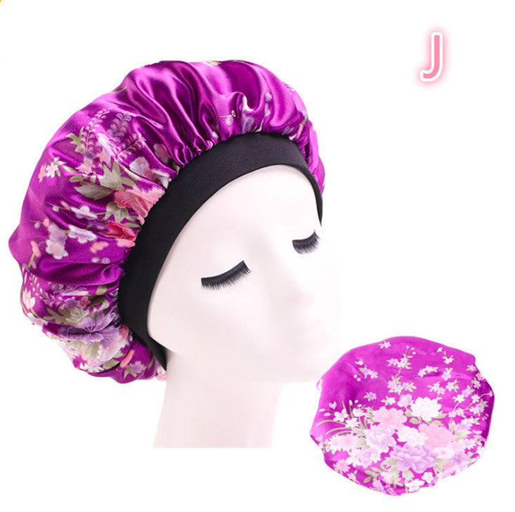 Satin Beauty Silk Sleep Night Bonnet Cap - BB Collections Hair