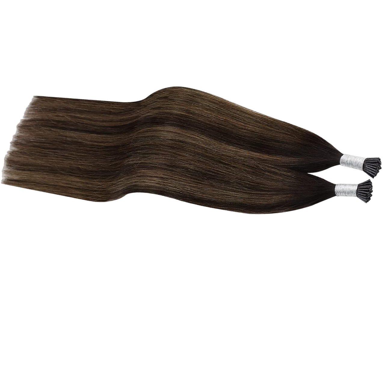 Remy Balayage Brown #2/6/2 I-Tips - BB Collections Hair