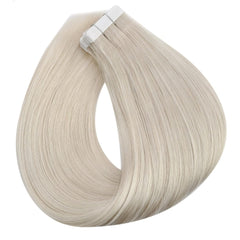 Remy Tape-Ins White Blonde #1000 - BB Collections Hair