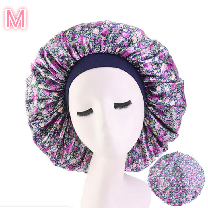 Satin Beauty Silk Sleep Night Bonnet Cap - BB Collections Hair