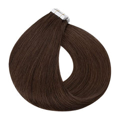 Remy Tape-Ins Dark Brown #4 Tape-Ins - BB Collections Hair