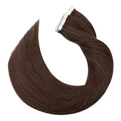 Remy Tape-Ins Dark Brown #4 Tape-Ins - BB Collections Hair