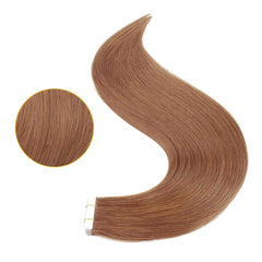 Remy Tape-Ins Light Auburn #30 - BB Collections Hair