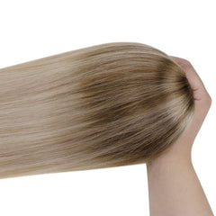 Remy Vanilla Creme Blonde/Neutral Brown Blend #60/10 I-Tips - BB Collections Hair