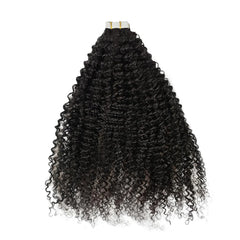 Coarse Kinky Curly Tape-Ins (Natural Hair/African Amer.) - BB Collections Hair