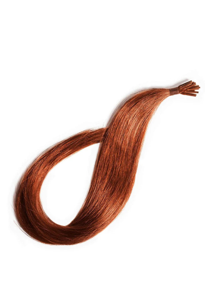 Remy Dark Copper #38 I-Tips - BB Collections Hair