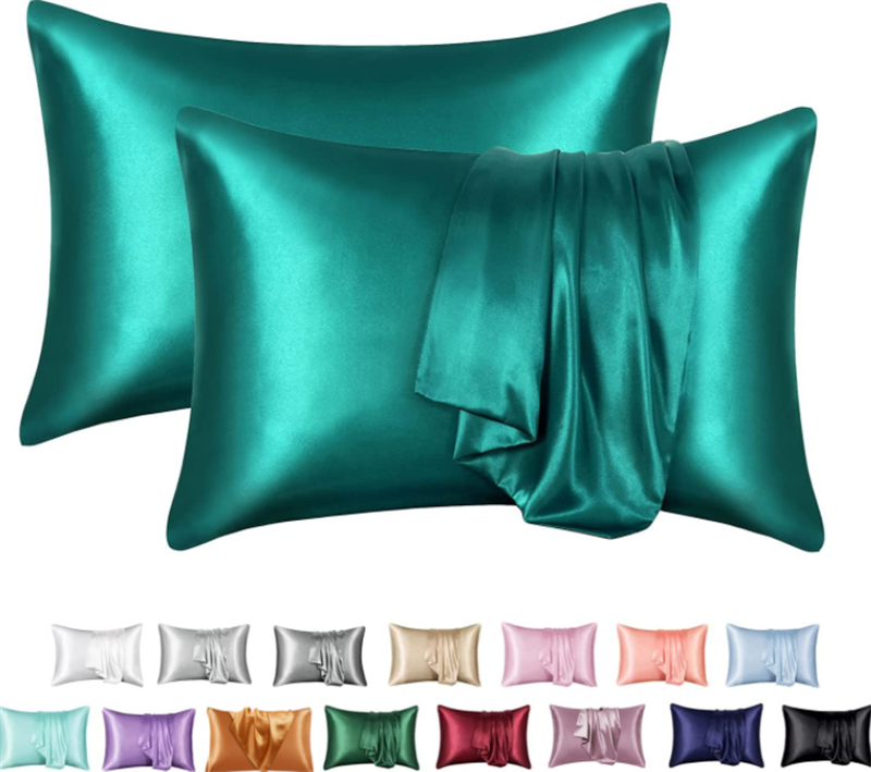 Silk Solid Color Satin Pillowcase Envelope Pillow