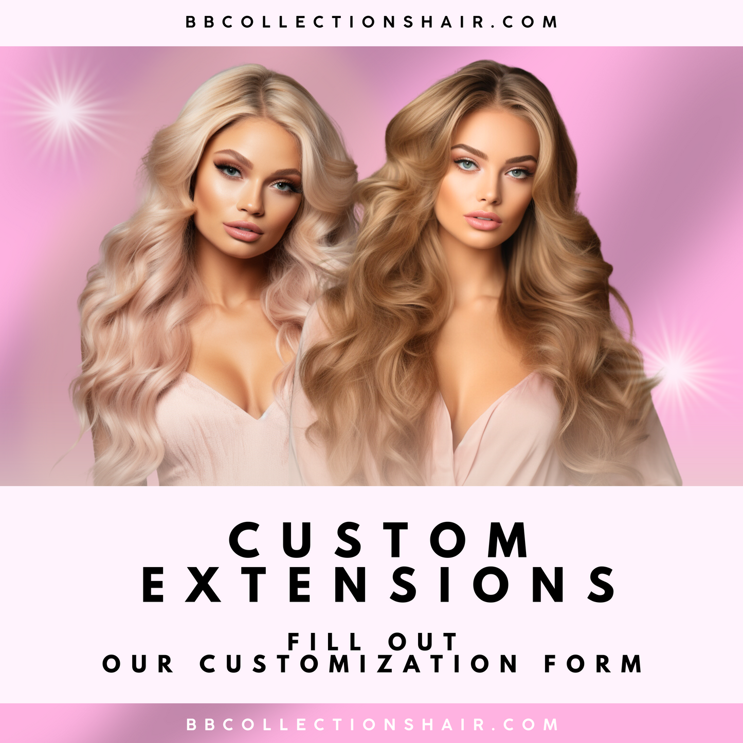 Custom Extensions - Naturally Straight & Wavy Collection