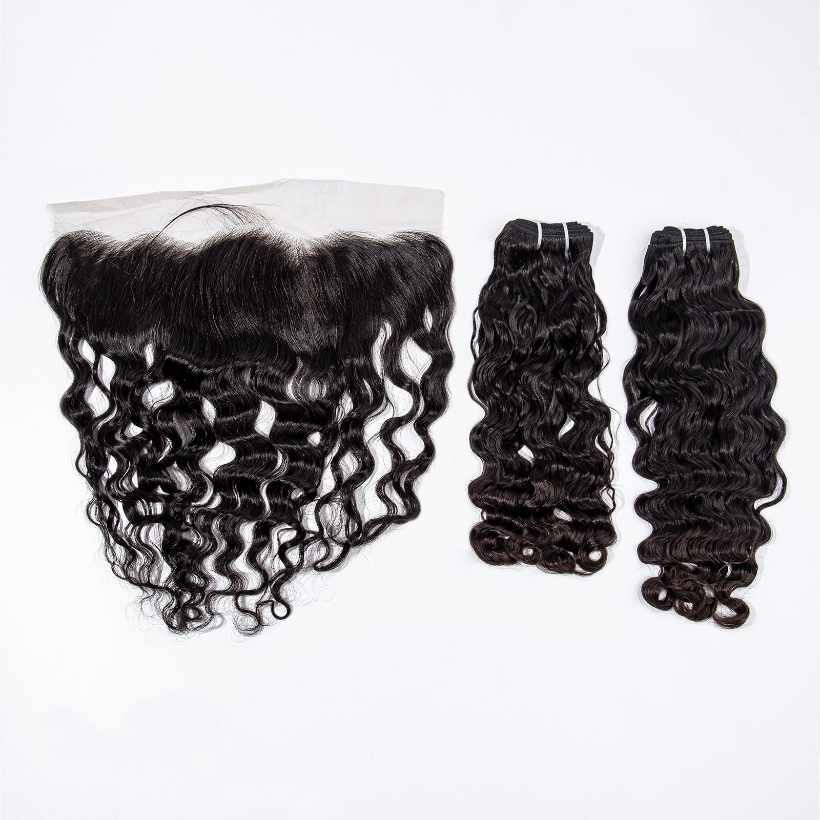 Natural Wave Bundles & Frontal Set - BB Collections Hair