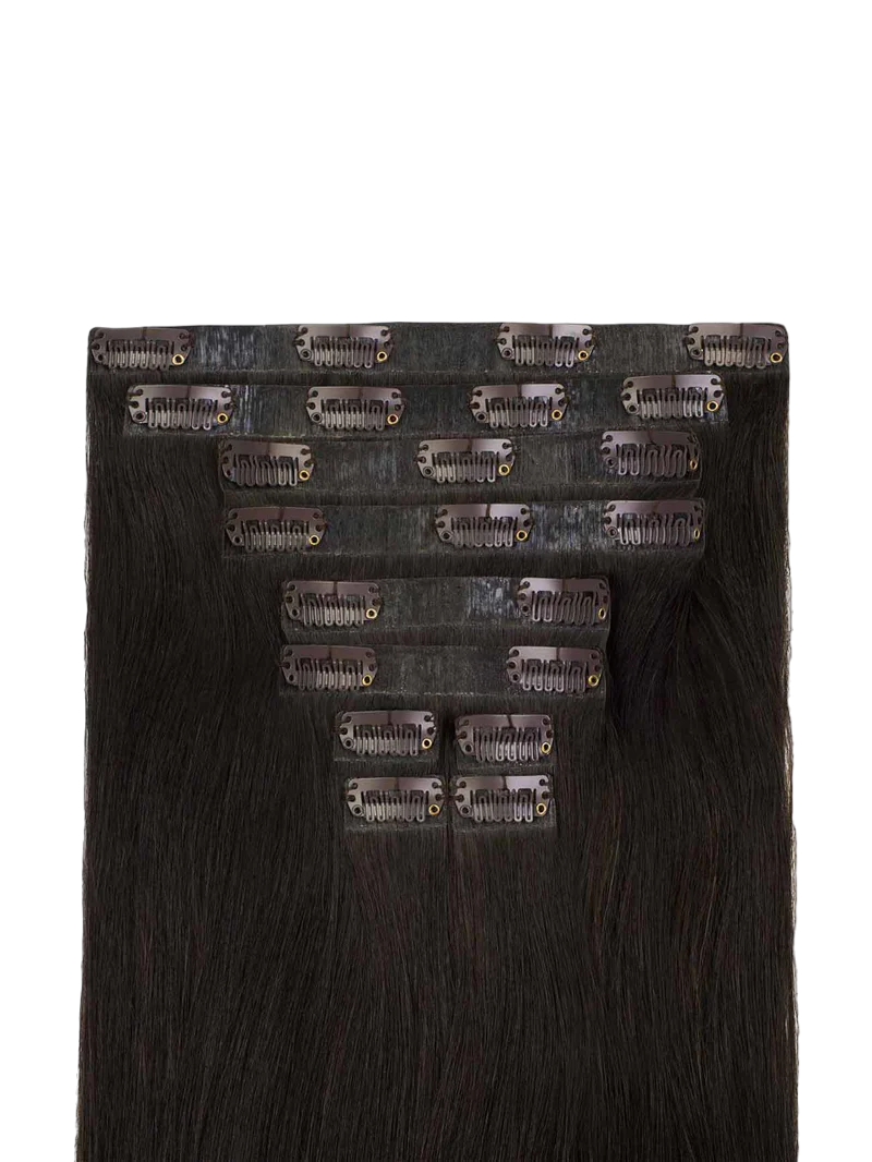 Remy Brown Coco Mocha Balayage Clip-Ins - BB Collections Hair