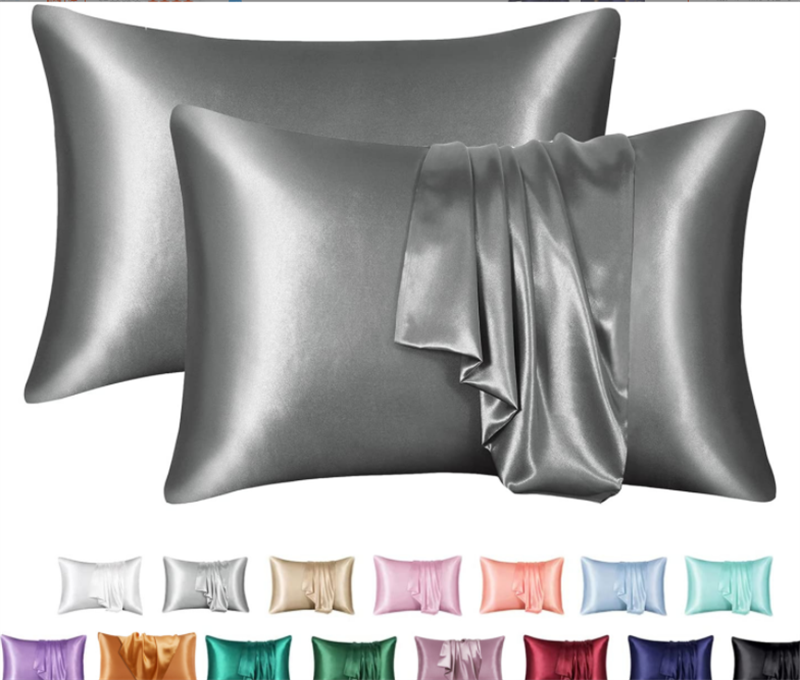 Silk Solid Color Satin Pillowcase Envelope Pillow