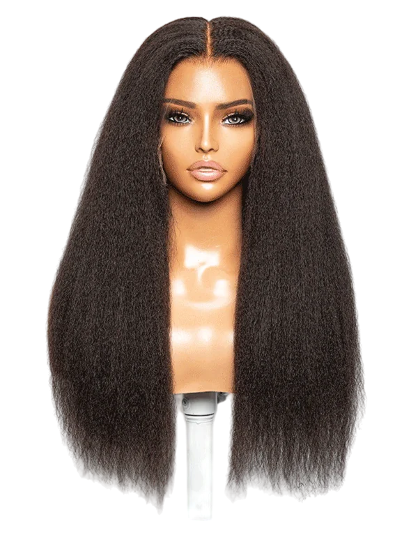 Remi Kinky Straight Glueless Wig - BB Collections Hair