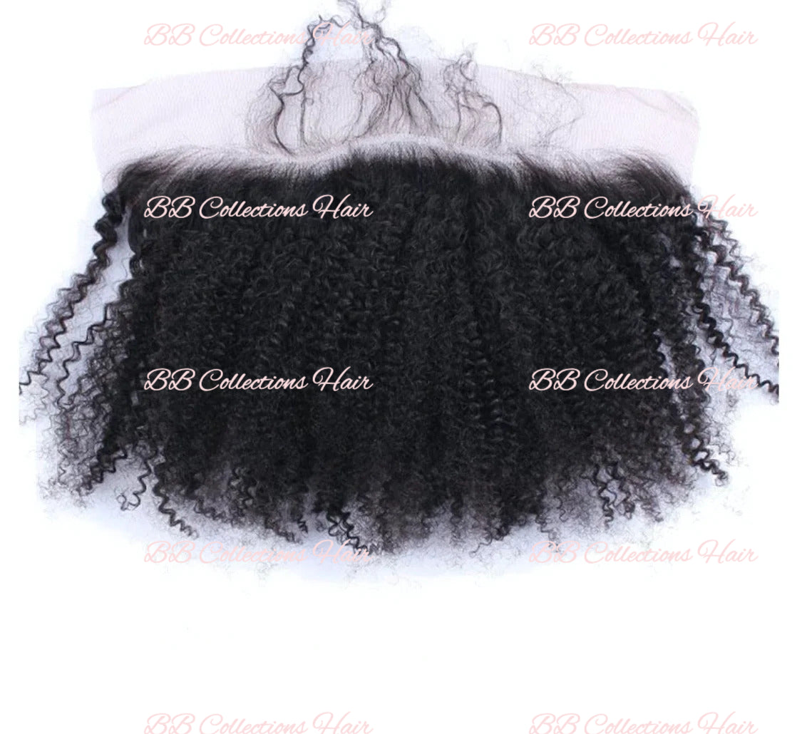 Lace Frontal/Closure Afro Curly - BB Collections Hair