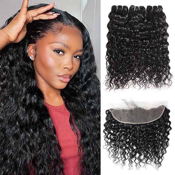 Water Wave Bundles & Frontal Set - BB Collections Hair