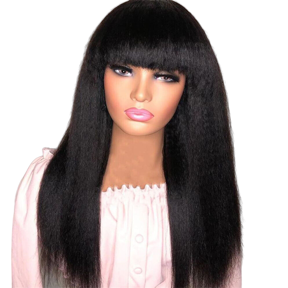 Remi Kinky Straight Glueless Wig - BB Collections Hair