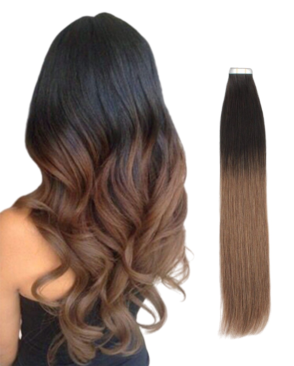 Remy Tape-Ins Light Ombre #2/6 - BB Collections Hair